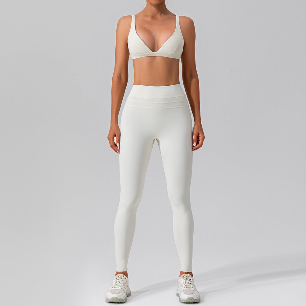 Nude Feel Sports Bra & Active Pants Set