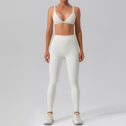 Nude Feel Sports Bra & Active Pants Set