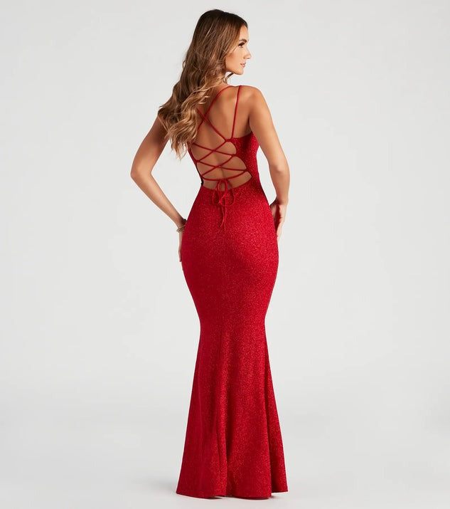 Sexy Backless Fishtail Maxi Dress