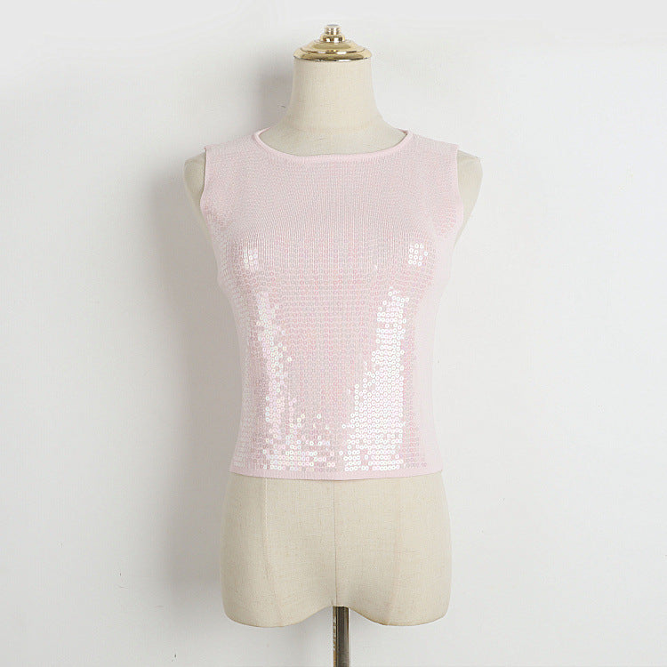 Sequined Knitted Camisole