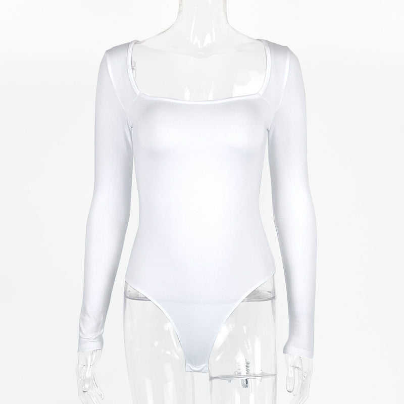 Square-Neck Bodysuit