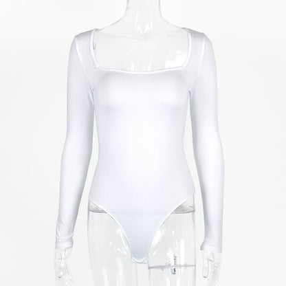 Square-Neck Bodysuit