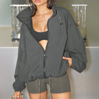 Stride Zip-Up Longline Jacket