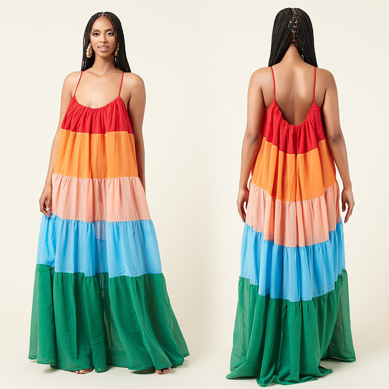 Suspender Loose Dress