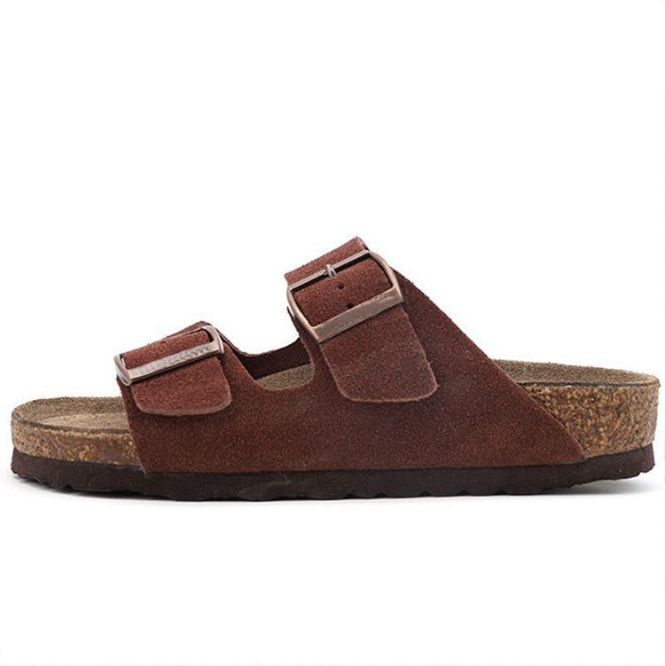Retro Belt Buckle Sandals
