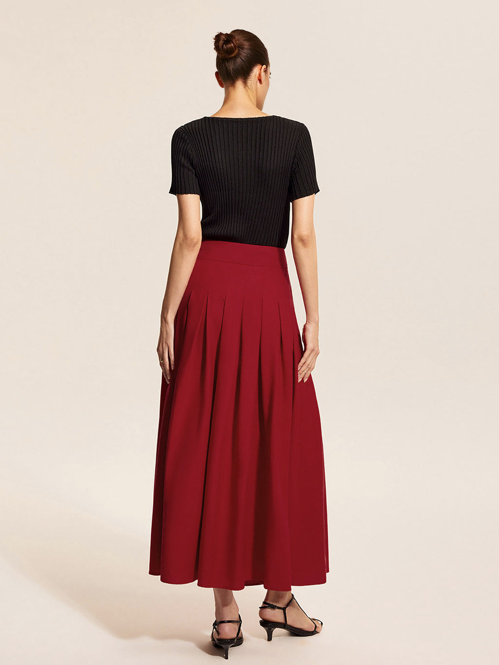 Summer 3D Cutting Cinched Sleeveless Two Piece Sets