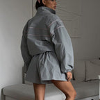 Sprint Zip Jacket Shorts Set