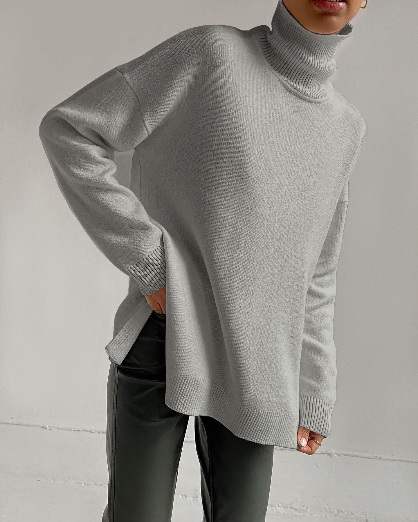 Turtleneck Knitted Sweater