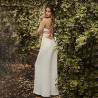 Sleeveless Sheath Backless Jumpsuit