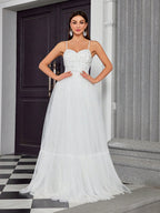 White Light Wedding Dress