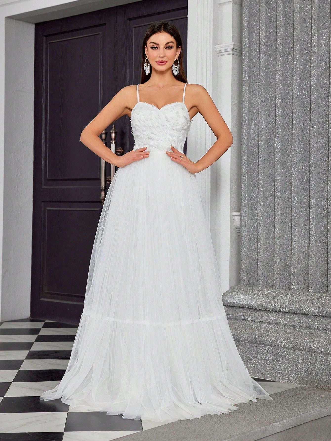 White Light Wedding Dress