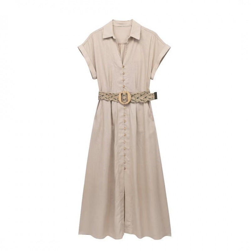 Linen Shirt Dress