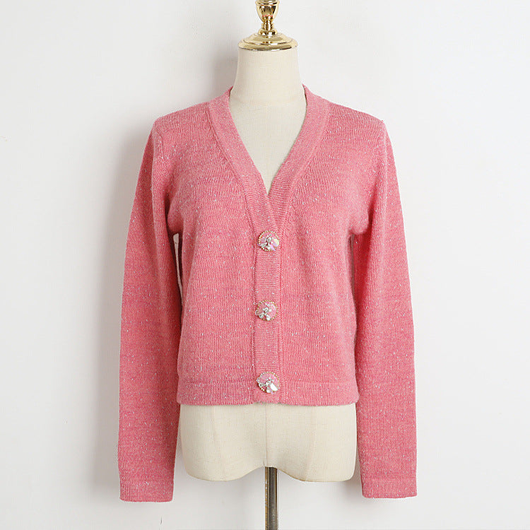 Classic Single Breasted Knitted Cardigan