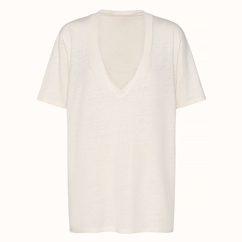 Deep V Plunge T Shirt
