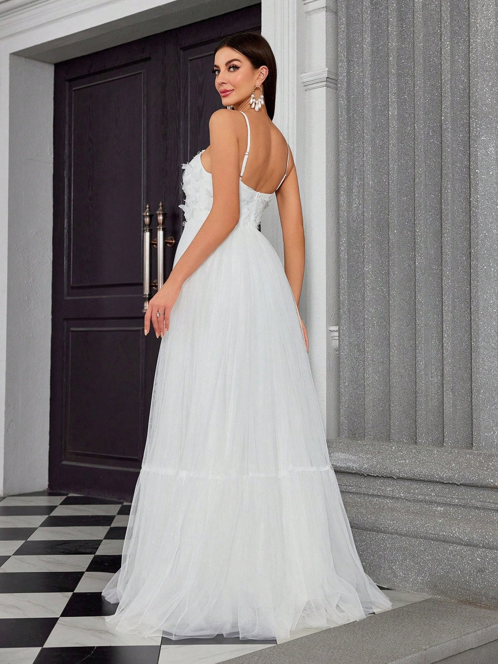 White Light Wedding Dress