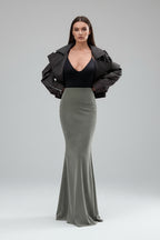 Silver Fox Fishtail Skirt