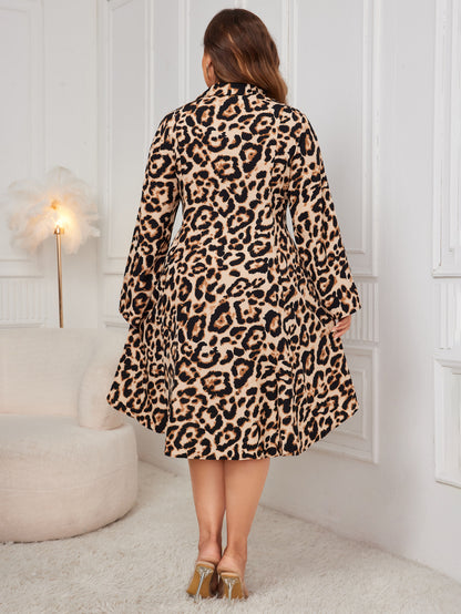 Curve Leopard Print Dress