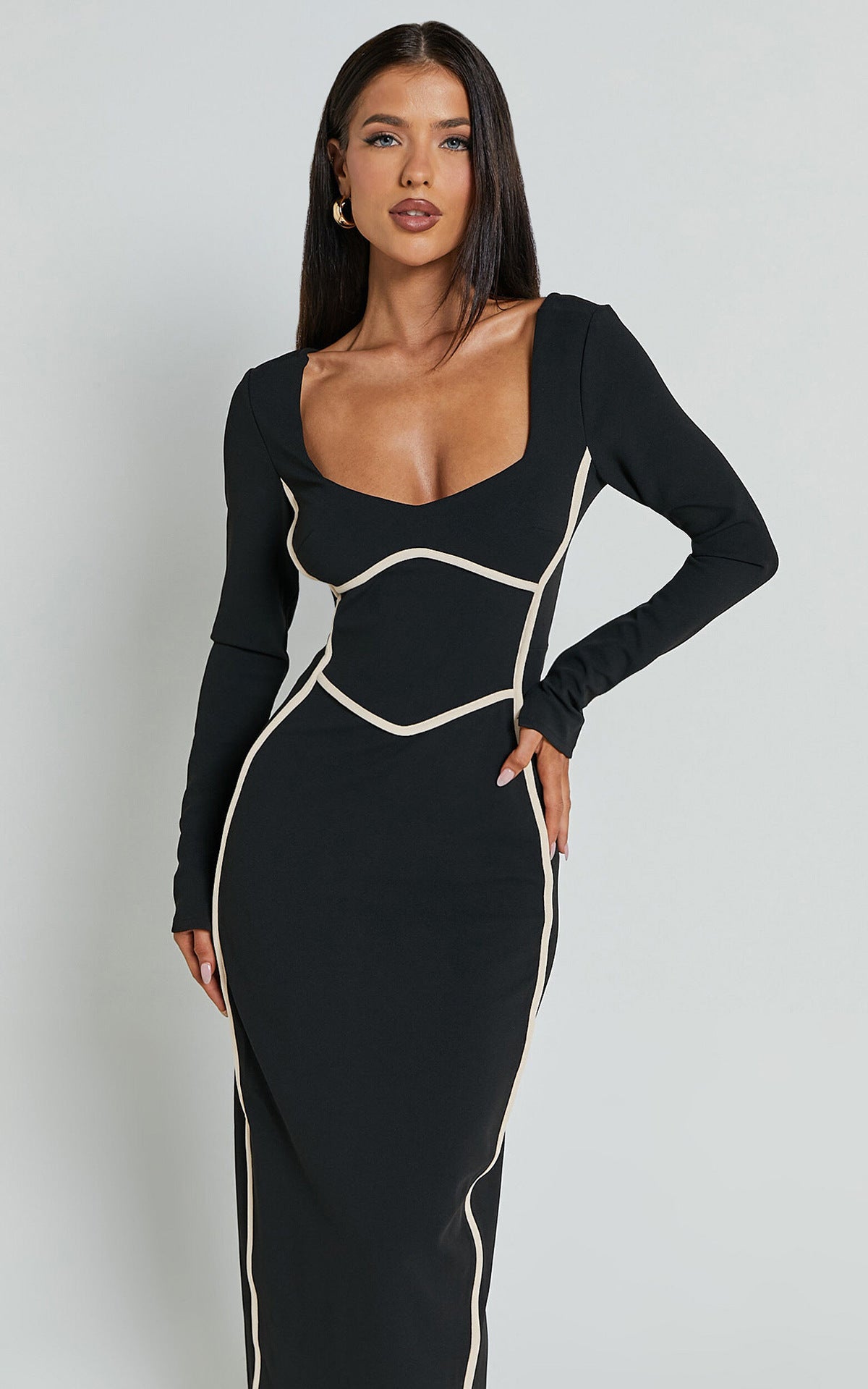 Knitted Backless Pencil Dress