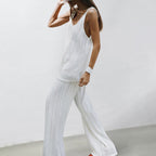 Stripe Knitted Pajamas
