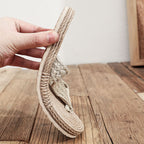 Straw Hemp Bottom Beach Sandals