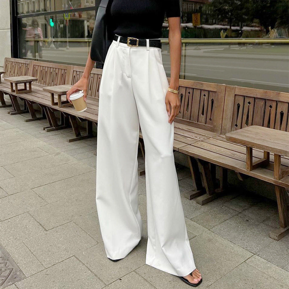 All Matching Pure White Office Trousers Pants