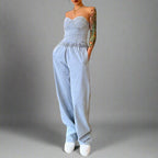 Corset Denim Suit
