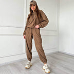 Luxe Corduroy Hooded Sweat Set