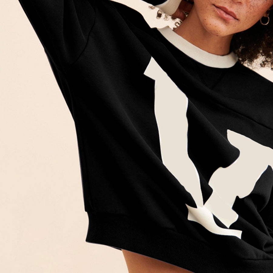Graphic Pullover Sweatshirt