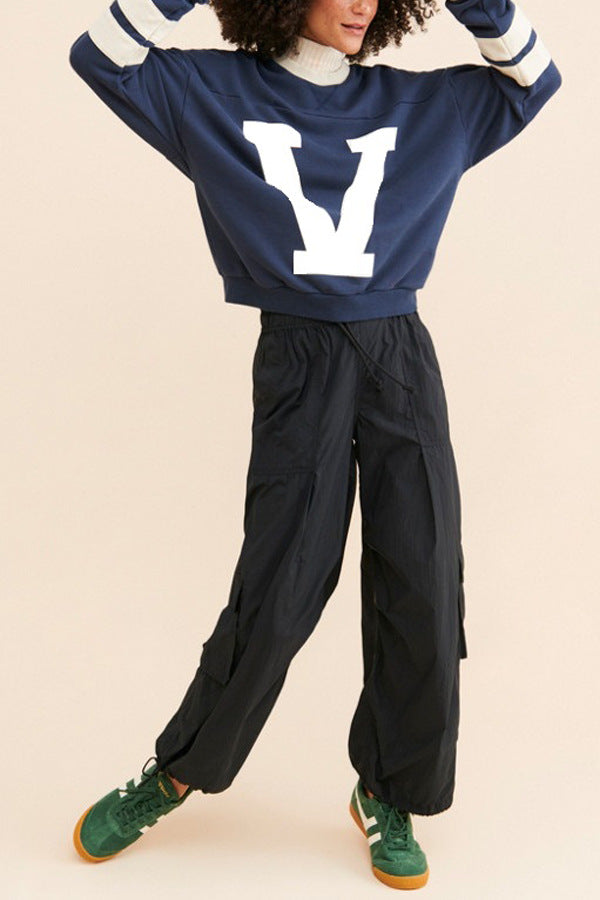 Graphic Pullover Sweatshirt