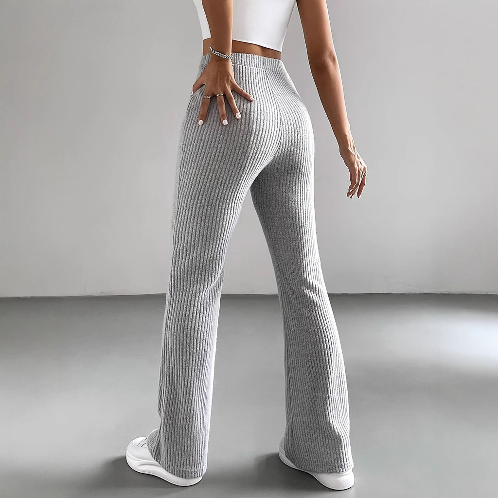 Bell Bottom Knitted Sweatpants