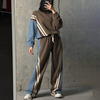 Côte Contrast Stripe Sweat Set