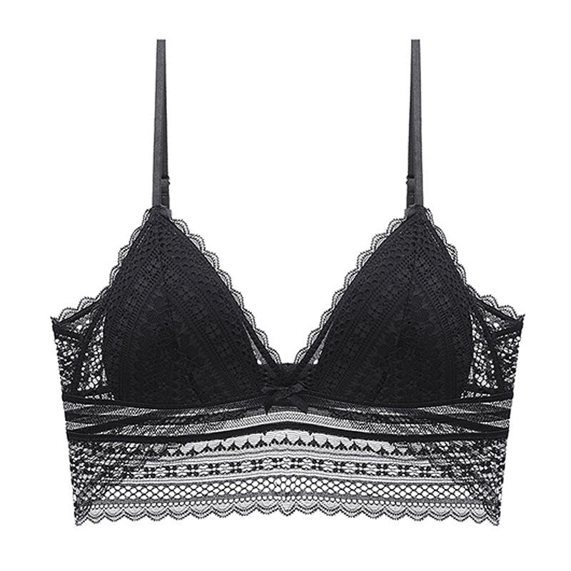 Lace Ultra Thin Wireless Triangle Bra