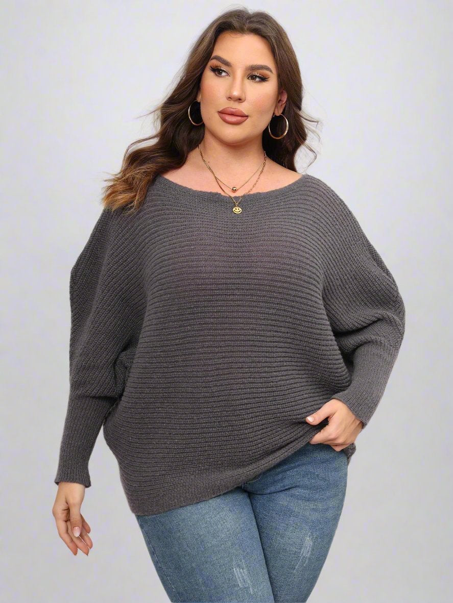 Curve Pullover Woven Sweater