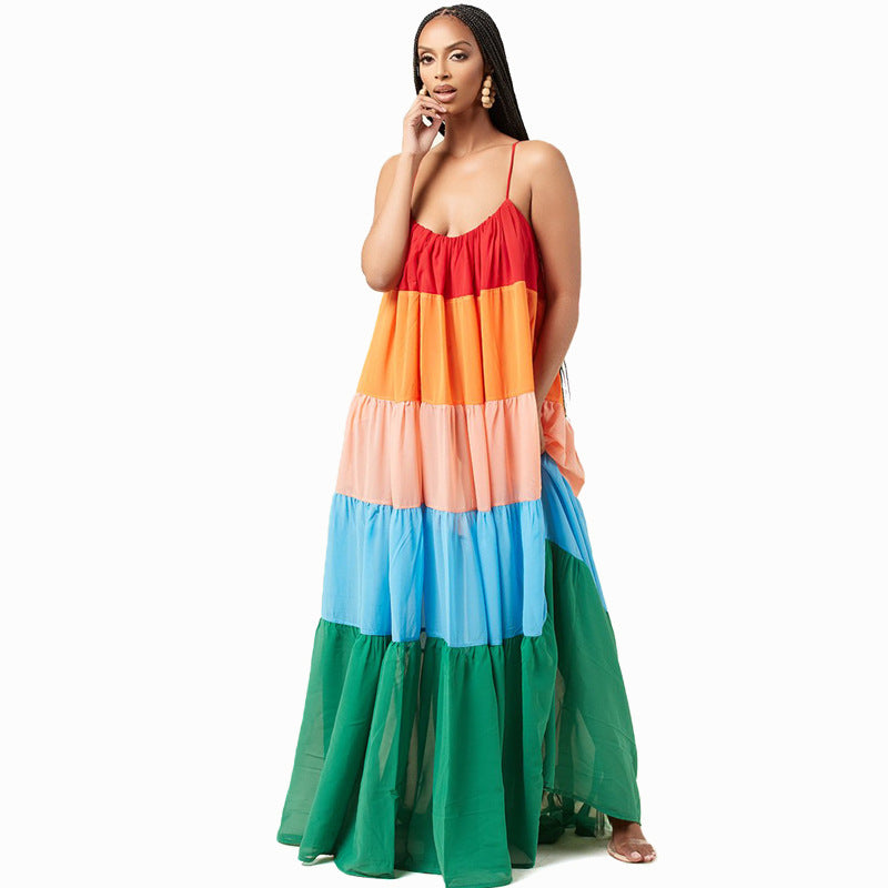 Suspender Loose Dress