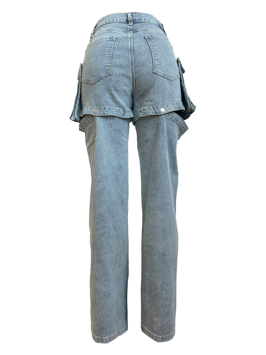 Detachable Hanging Denim Pants