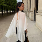 Two Piece Chiffon Cape Top