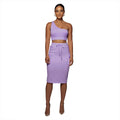 One-Shoulder Top & Mid-Waist Hip Skirt Set