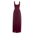 Garnet Grace Sleeveless Ruched Maxi Dress