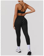 Polka Dot Fitness Two Piece Sets
