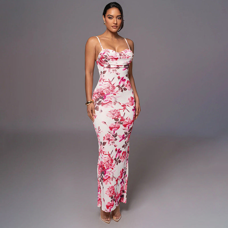 Slim Fit Figure Flattering Maxi Dress