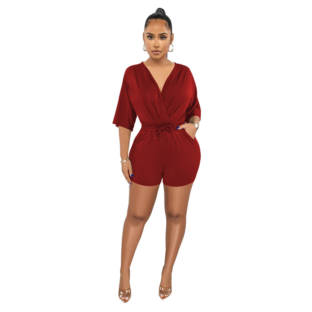 Fitted Waist Romper