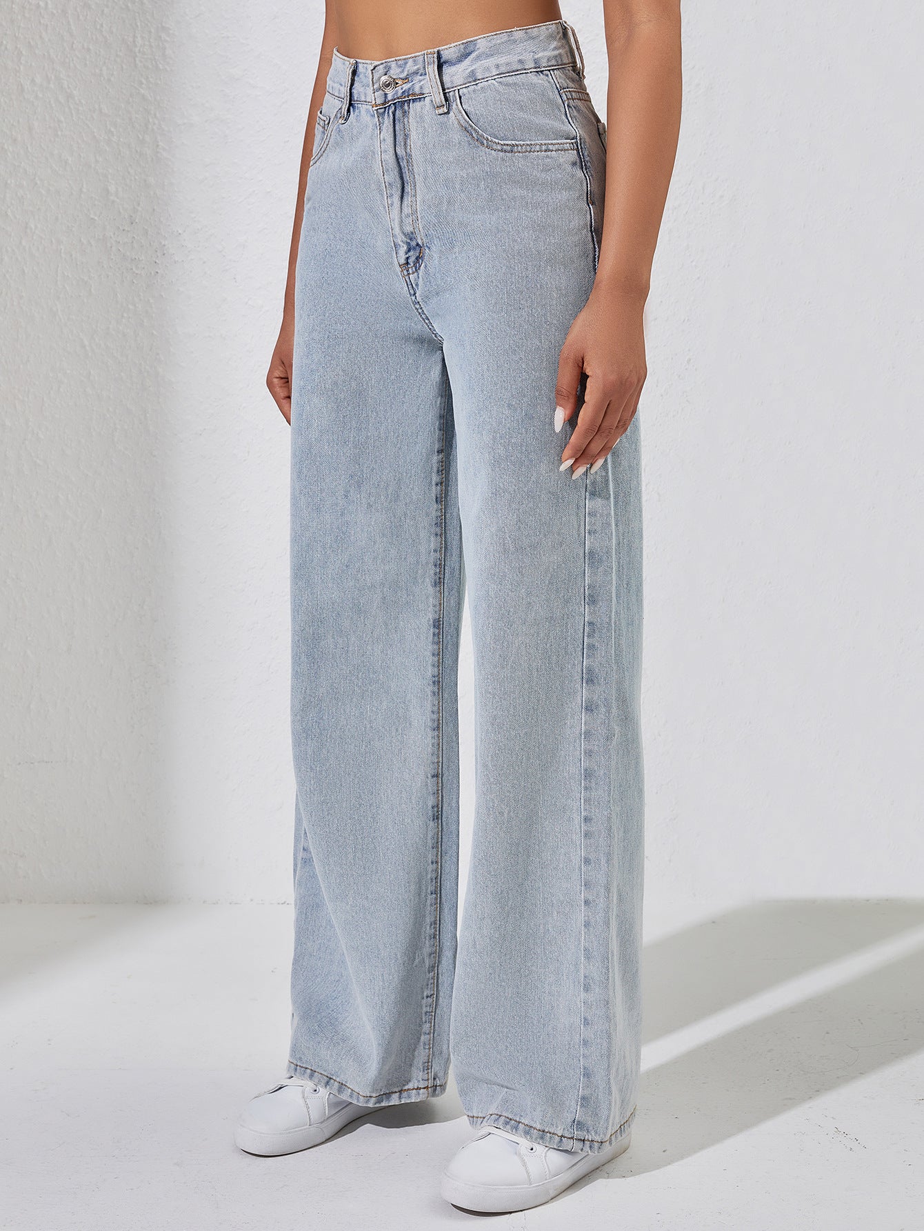 Casual Loose Wide Leg Jeans