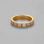 Multi Small Square Polished Ring