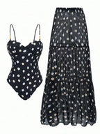 Two Piece Polka Dot Beachwear