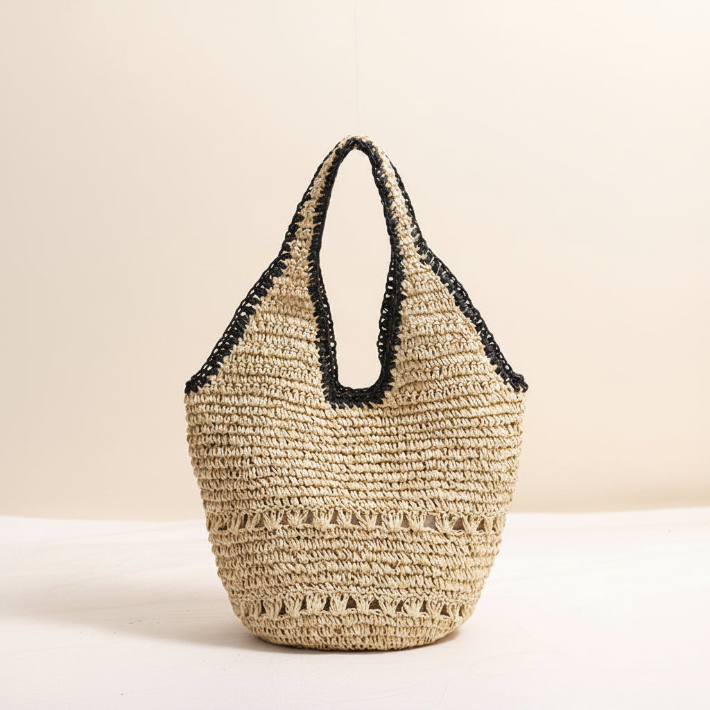 Large Capacity One Shoulder Vacation Beach Bag