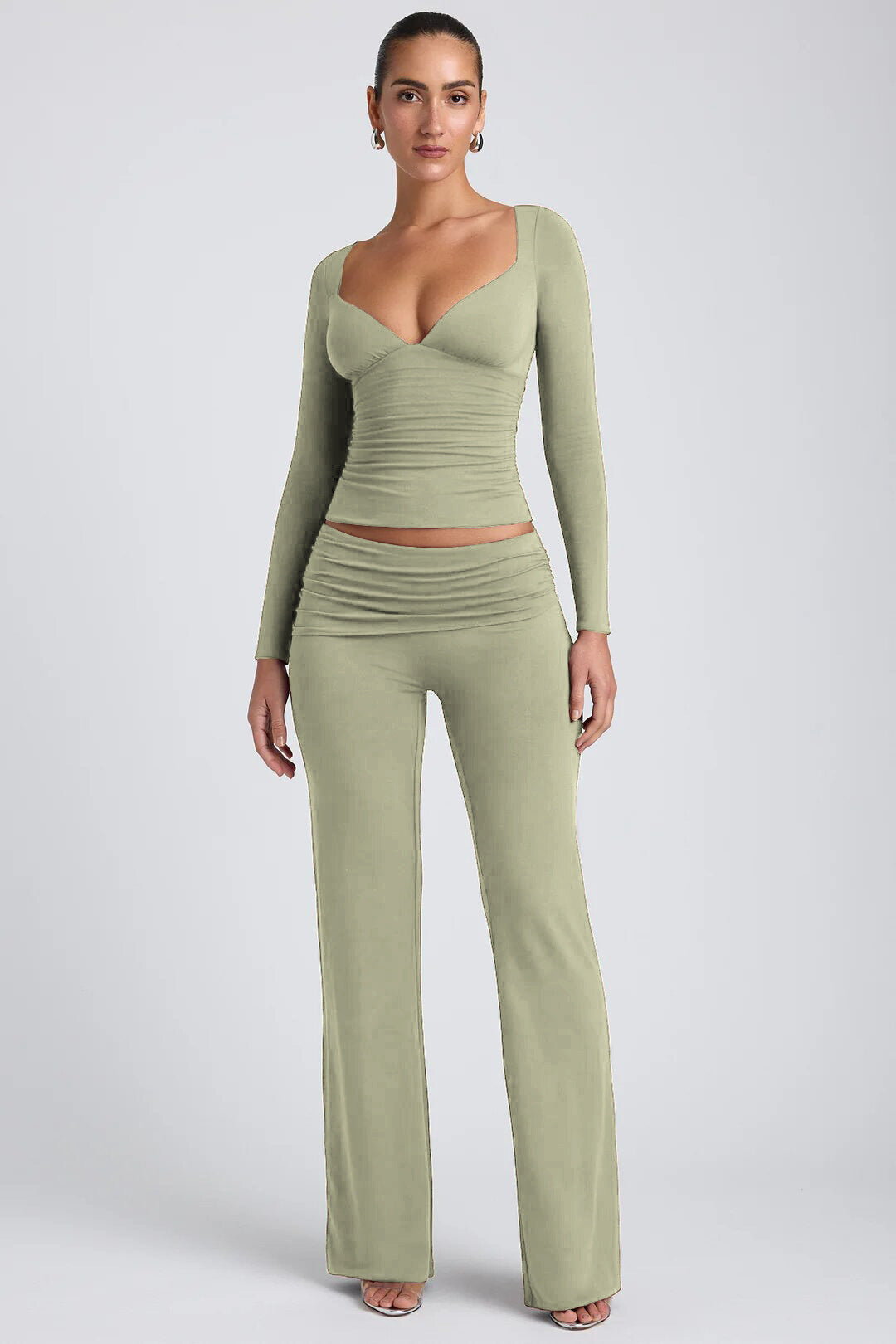 Leisure Wide Leg Loungewear Suit