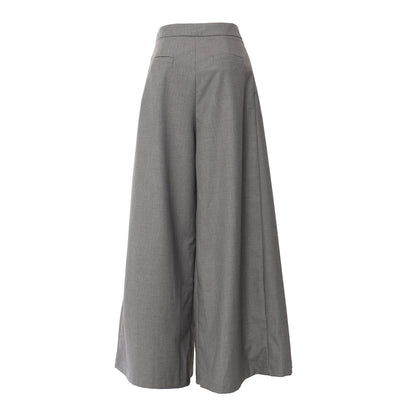 Faux Culottes Pleated Pants