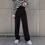 Loose Straight Office Trousers