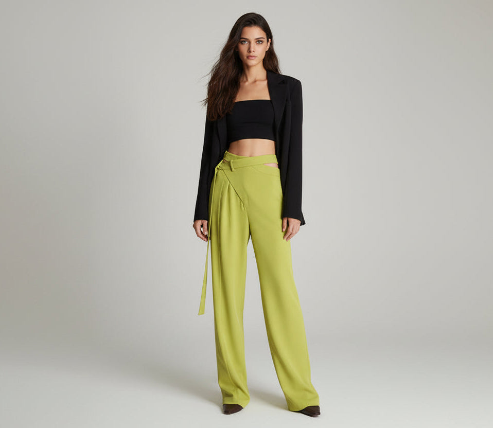 High Waist Commuting Pants