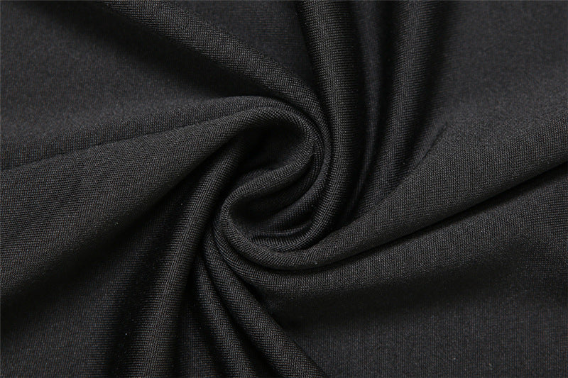 Metal Loop Tied Button Dress